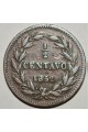 1/2 Centavo  - 1843